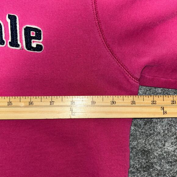 Aéropostale Pink Logo Crewneck Sweatshirt Women’s Size Medium - Picture 4 of 5